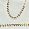 collier ras de cou plaque or